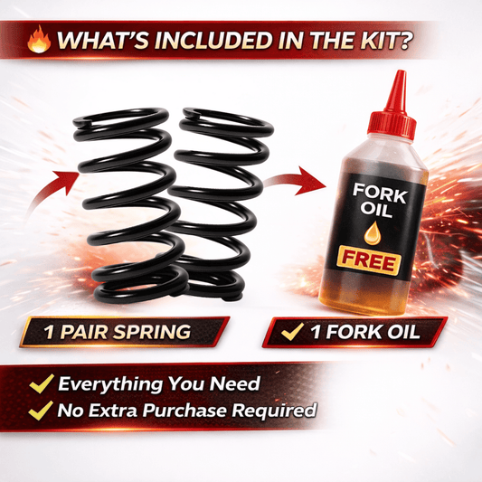 Magic Lowered Spring Complete Kit 3.8CM + Fork Oil | Front Shock Lowering