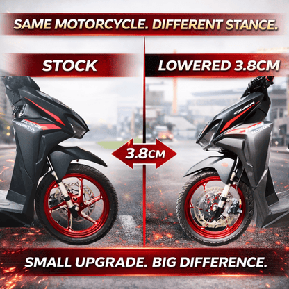 Magic Lowered Spring Pro Suspension Kit 3.8CM – With Fork Oil + Oil Seal | Full Front Refresh